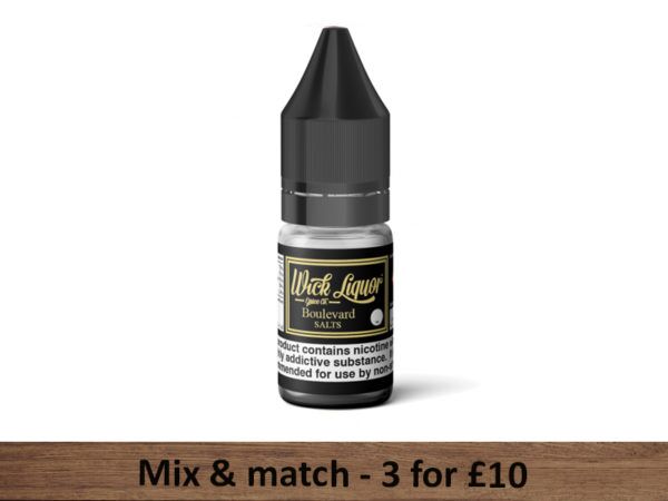 Boulevard Nic Salts E Liquid Wick Liquor