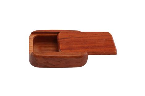 Wooden Snuff Box Red Wood