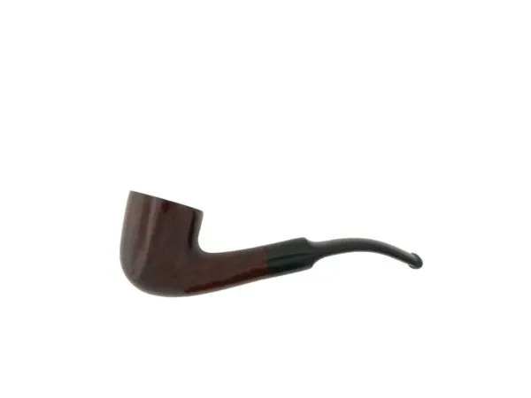 Wessex Supreme Darkwood Pipe 1. Bent Stem Calabash Style