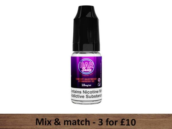 Cherry Raspberry Strawberry Ice Bar Salts E-liquid - Vampire Vape