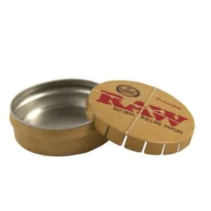 best tobacco tins for cigarettes and rolling tobacco TOP Superoll Cigarette Regular Can - 3.5 Oz Tobacco Tin with Paper Holder