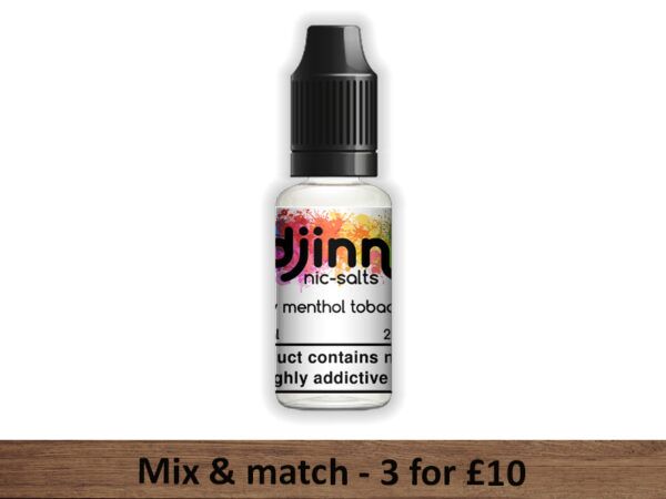 DV Menthol Tobacco Djinni Nic Salts