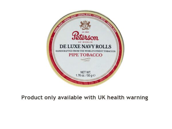 Peterson De Luxe Navy Rolls Pipe Tobacco 50g