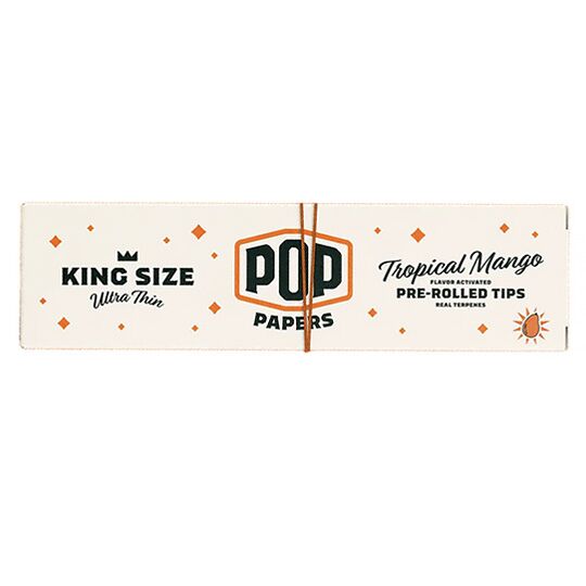 Pop Tropical Mango Extra Thin King Size Papers & Flavour Tips