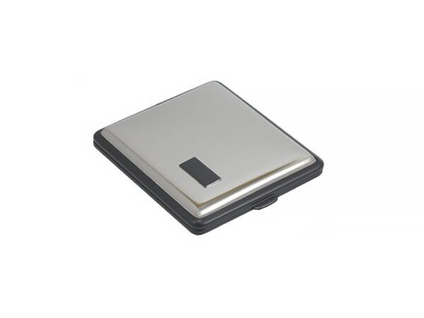 VH Chrome & Black King Size Cigarette Case