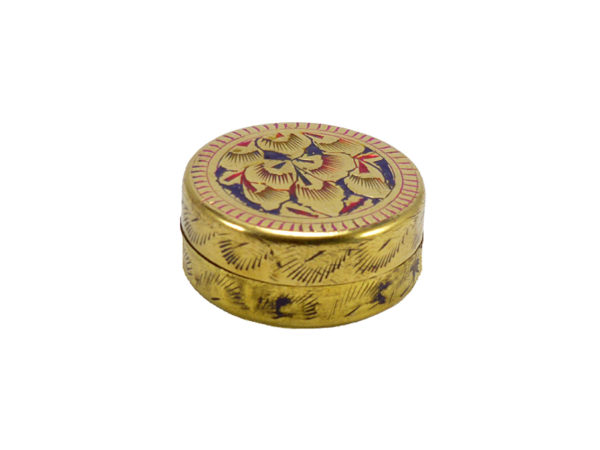 Brass-Round-Snuff-Tin
