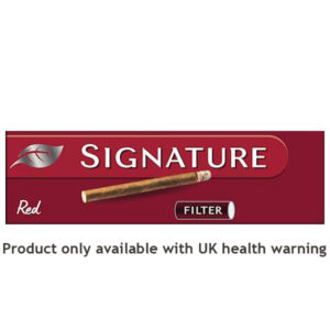 Signature Red Filter Cigarillos WAS CAFE CREME