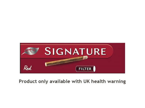 Signature Red Filter Cigarillos WAS CAFE CREME