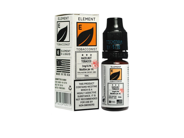 Hazelnut Tobacco Max VG Eliquid Johnny's Tobacconist