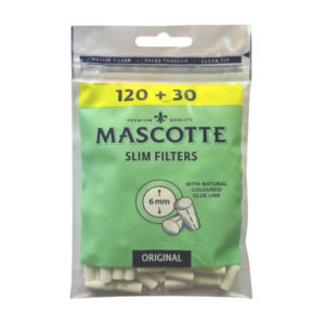 Mascotte Bag Slim Filter Tips 120+30