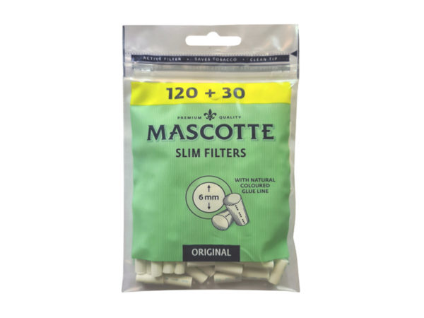 Mascotte Bag Slim Filter Tips 120+30