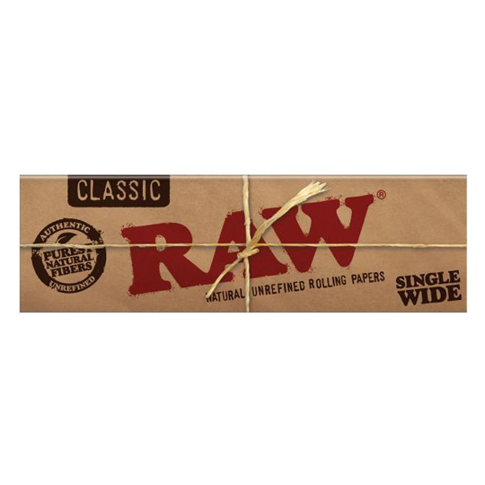 Raw Classic Single Wide Rolling Papers Johnny's Tobacconist