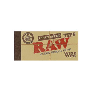 Raw Wide Perforated Rolling Tips