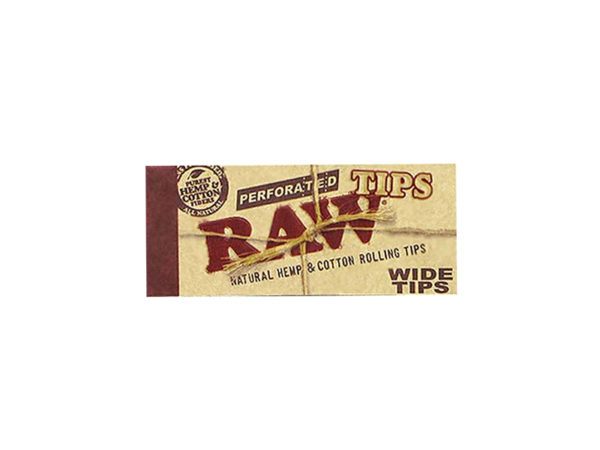 Raw Wide Perforated Rolling Tips