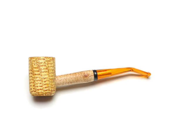 Missouri Corncob Legend Pipe - Semi-bent Stem