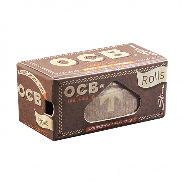 OCB Virgin Slim Rolls Continuous Paper 4m unbleached extra fine - Pap, 9,29  €