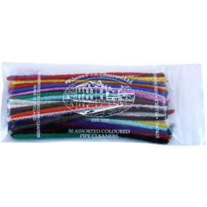 50 Coloured Pipe Cleaners By Wilsons Of Sharrow