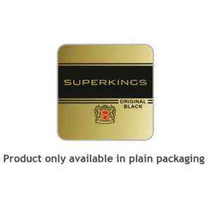 Superkings Black Cigarettes