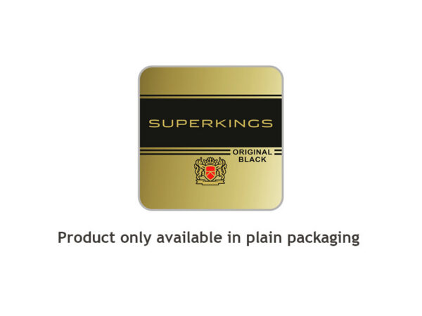 Superkings Black Cigarettes