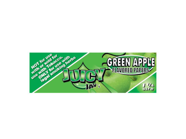 Juicy Jay's Green Apple 1 1/4 Rolling Papers