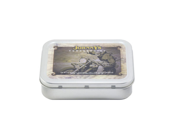 Large Johnny's Tobacconist Biker Tobacco Tin