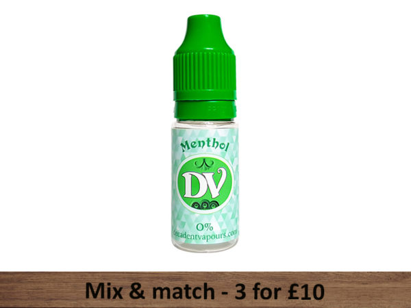 Menthol E Liquid Decadent Vapours