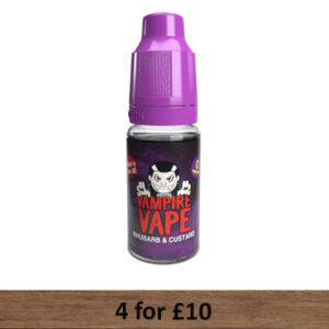 Rhubarb & Custard E-liquid - Vampire Vape