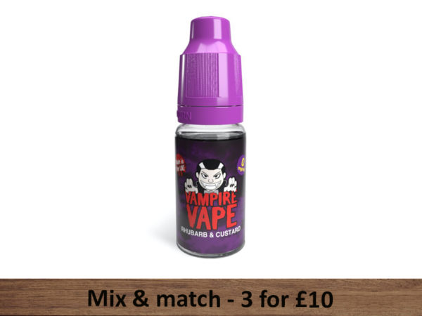 Rhubarb & Custard E-liquid - Vampire Vape