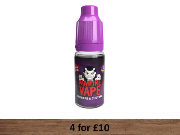 Rhubarb & Custard E-liquid - Vampire Vape
