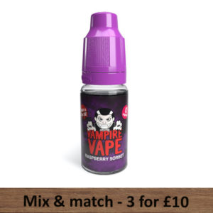 Raspberry Sorbet E-liquid - Vampire Vape