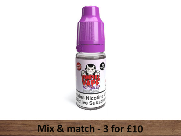 Black Jack Nic Salts E-liquid - Vampire Vape