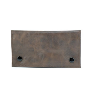 Brown Soft Faux Leather Tobacco Pouch