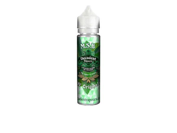 Menthol Special Blend (MSB) Shortfill E-liquid - Decadent Vapours