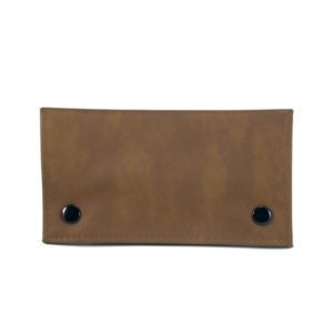 Tan Soft Faux Leather Tobacco Pouch