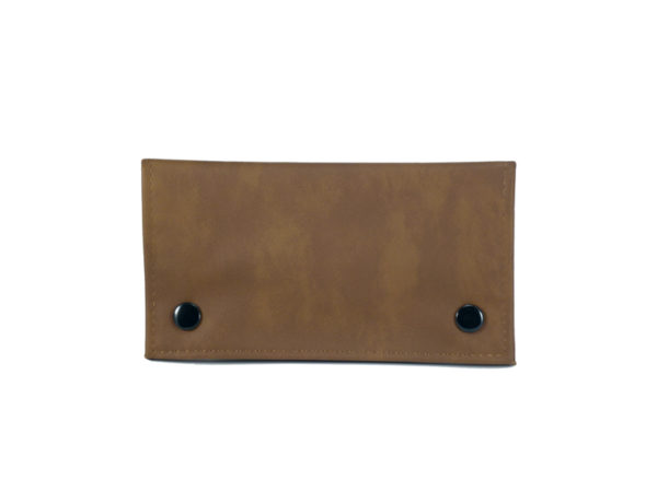 Tan Soft Faux Leather Tobacco Pouch