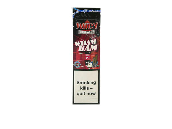 Juicy Wham Bam Double Blunt Wraps