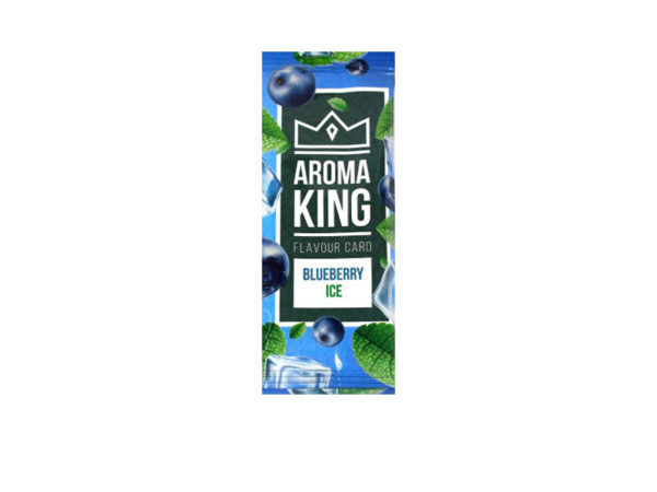 Aroma King Blueberry Ice Flavour Infusion Card