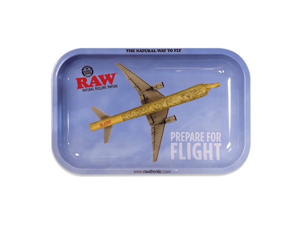 Raw Prepare For Flight Small Rolling Tray