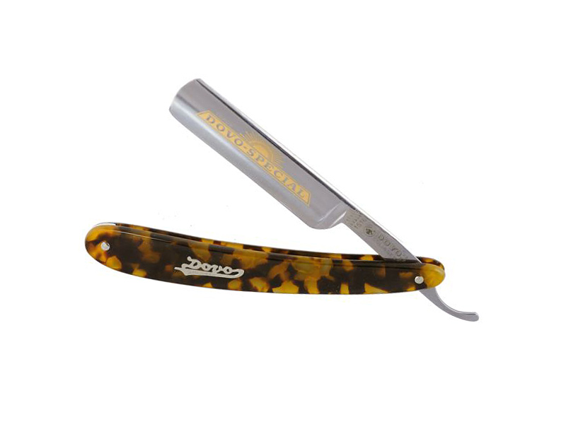 Dovo Special Straight Razor Tortoiseshell & Gold Plated Blade Johnny