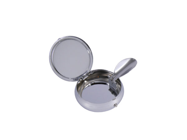 Chrome Flip Top Pocket Ashtray