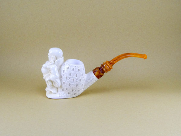 Wise Buddha Meerschaum Pipe