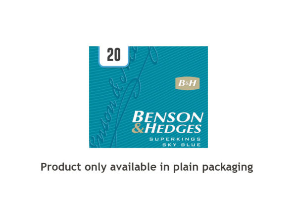 Benson & Hedges Superkings Sky Blue Cigarettes