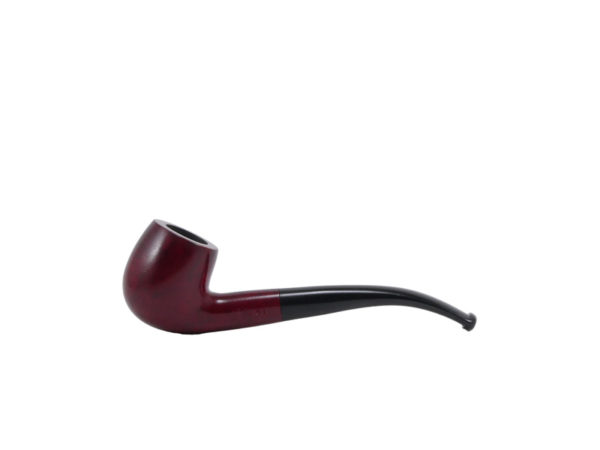 Orlick 3/4 Oz Pipe 1. Bent Tapered Stem Fishtail Mouthpiece Redwood