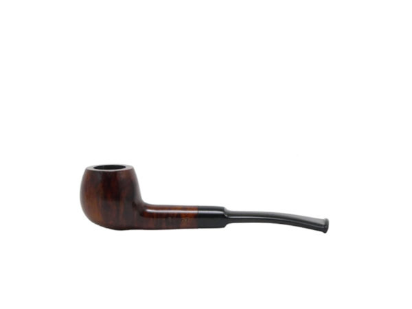 Orlick 3/4 Oz Pipe 2. Curved Stem Fishtail Mouthpiece - Darkwood