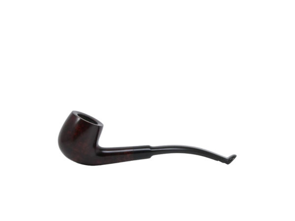 Orlick 3/4 Oz Pipe 4. Bent Shouldered Stem Dental Mouthpiece - Darkwood