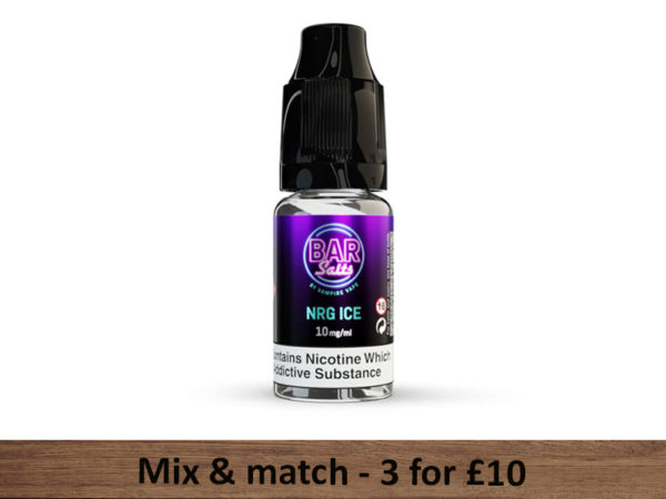 NRG Ice Bar Salts E Liquid Vampire Vape