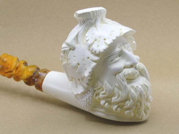 Bacchus Meerschaum Pipe XXL Close Up