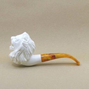 Lion Meerschaum Pipe - Large