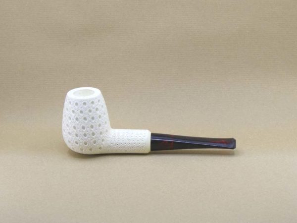 Paisley Straight Meershaum Pipe - Large