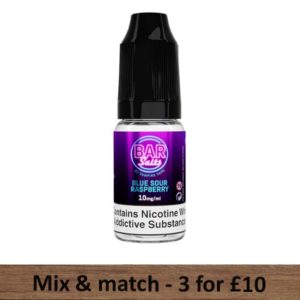 Blue Sour Raspberry Bar Salts E-liquid - Vampire Vape